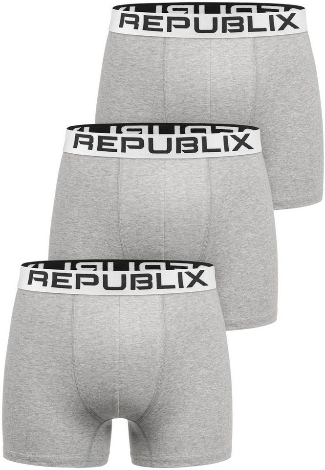 REPUBLIX Boxershorts DON (3er-Pack) Herren Baumwolle Männer Unterhose Unterwäsche von REPUBLIX