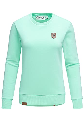 REPUBLIX Damen Kapuzenpullover Sweatjacke Pullover Hoodie Sweatshirt RD-005 Mint XXL von REPUBLIX