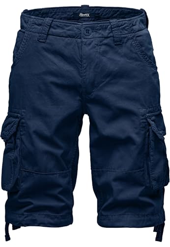 REPUBLIX Herren Cargoshorts Männer Kurze Bermuda Hose Regular Fit R7034 Navyblau W30 REPUBLIX Herren Cargoshorts Männer Kurze Bermuda Hose Regular Fit R7034 Navyblau W30 von REPUBLIX