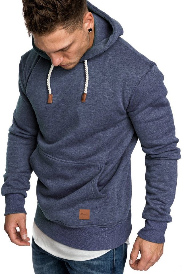 REPUBLIX Sweatshirt ERIC Herren Basic Kapuzenpullover Hoodie von REPUBLIX