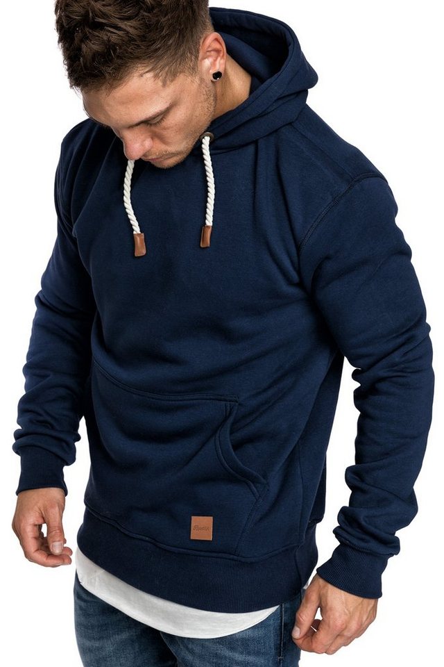 REPUBLIX Sweatshirt ERIC Herren Basic Kapuzenpullover Hoodie von REPUBLIX