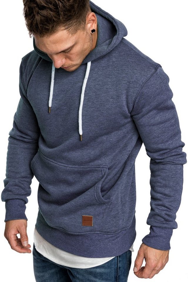 REPUBLIX Sweatshirt GRIFFIN Herren Basic Kapuzenpullover Hoodie von REPUBLIX