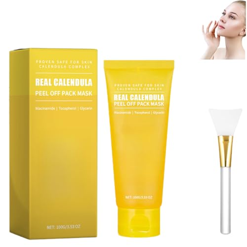 Calendula-Peeling-Maske, tiefenreinigende Peel-Off-Maske, Kollagen-Übernachtmaske, Mitesser- und Porenreinigungsbehandlung Gesichtsmaske Calendula-Peeling-Maske, tiefenreinigende Peel-Off-Maske, Kollagen-Übernachtmaske, Mitesser- und Porenreinigungsbehandlung Gesichtsmaske von RETGJNC