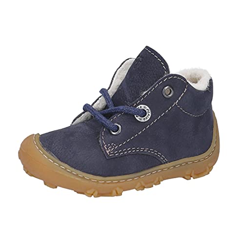 RICOSTA Jungen Boots Colin von Pepino, Weite: Weit (WMS),terracare,Barfuß-Schuh,Lauflernschuhe,schnürschuhe,schnürer,See (184),23 EU / 6 Child UK von RICOSTA