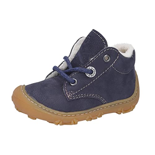 RICOSTA Baby Jungen Winterstiefel Colin,Kinder Lauflernschuhe,WMS:Weit,terracare,Barfuß-Schuh,wasserdicht,Winterboots,Stiefel,warm,See (170),23 EU von RICOSTA