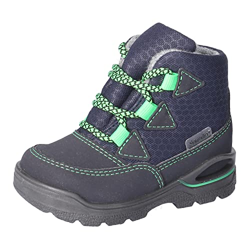 RICOSTA Baby Jungen Winterstiefel Emil,Kinder Lauflernschuhe,WMS:Mittel,lose Einlage,Sympatex,waschbar,Outdoor-Kinderschuhe,See/Ozean (180),23 EU von RICOSTA