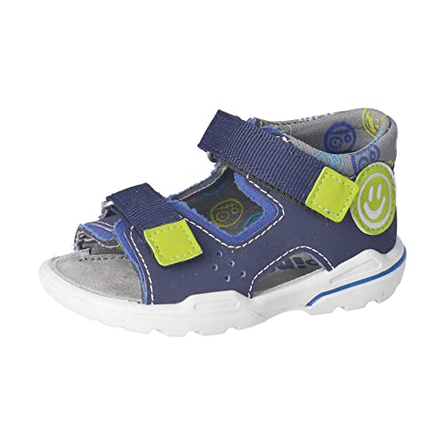 RICOSTA Baby Jungen Sandalen FRANKY,Kinder Lauflernschuhe,WMS:Mittel,waschbar,freizeitschuhe,offene schuhe,strandschuhe,nautic/kobalt (170),22 EU von RICOSTA