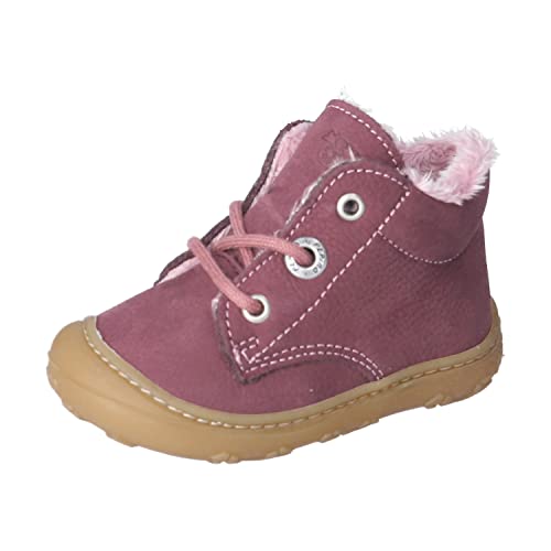 RICOSTA Baby Mädchen Winterstiefel CORANY,Kinder Lauflernschuhe,WMS:Mittel,lose Einlage,terracare,Outdoor-Kinderschuhe,Pflaume (380),23 EU von RICOSTA