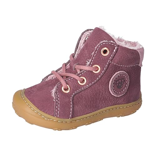 RICOSTA Baby Mädchen Winterstiefel Georgie,Kinder Lauflernschuhe,WMS:Mittel,lose Einlage,terracare,Outdoor-Kinderschuhe,Pflaume (380),18 EU von RICOSTA