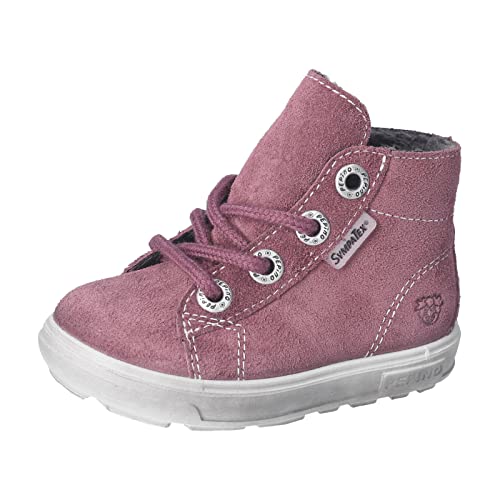 RICOSTA Baby Mädchen Lauflernschuhe ZAINI,Kinder Boots,WMS:Mittel,lose Einlage,Sympatex,Outdoor-Kinderschuhe,Stiefel,Lammwolle,Pflaume (380),24 EU von RICOSTA