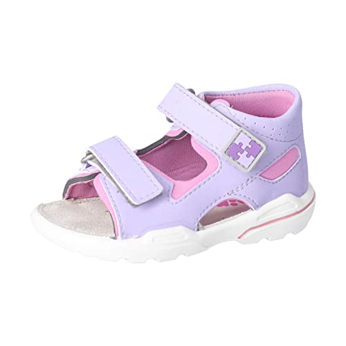 RICOSTA Baby Mädchen Sandalen MANTO,Kinder Lauflernschuhe,WMS:Mittel,waschbar,freizeitschuhe,offene schuhe,lavendel/rosada (110),22 EU von RICOSTA