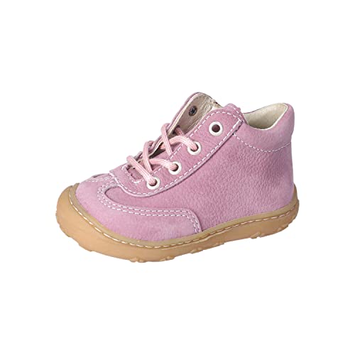 RICOSTA Baby Mädchen Stiefel GABRY,Kinder Lauflernschuhe,WMS:Mittel,lose Einlage,terracare,Blauer Engel,leder,schnürstiefel,purple (320),24 EU von RICOSTA