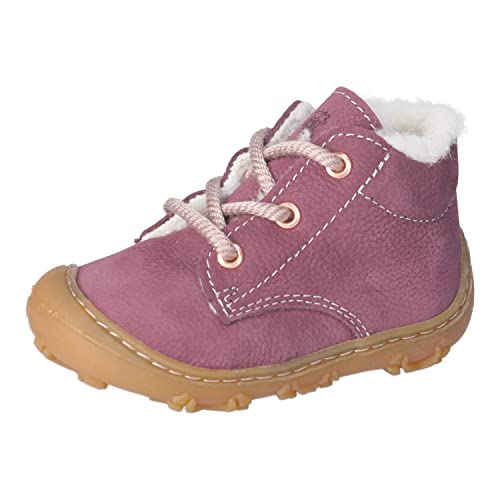 RICOSTA Baby Mädchen Winterstiefel COLIN,Kinder Lauflernschuhe,WMS:Weit,terracare,Barfuß-Schuh,outdoor-kinderschuhe,pflaume (370),23 EU von RICOSTA