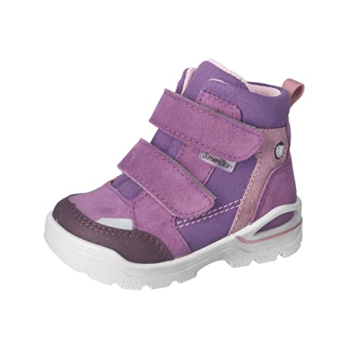 RICOSTA Baby Mädchen Winterstiefel JANNE,Kinder Lauflernschuhe,WMS:Mittel,lose Einlage,Sympatex,gefüttert,wasserdicht,stiefel,cassis (340),22 EU von RICOSTA