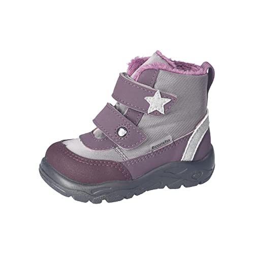 RICOSTA Baby Mädchen Winterstiefel LALE | Kinder Boots | WMS:Mittel | RicostaTEX | warm | gefüttert | wasserdicht | dolcetto/purple (340) | 21 EU von RICOSTA