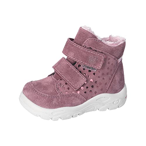 RICOSTA Baby Mädchen Winterstiefel MONJA,Kinder Lauflernschuhe,WMS:Mittel,lose Einlage,Sympatex,wasserdicht,winterboots,warm,pflaume (380),24 EU von RICOSTA