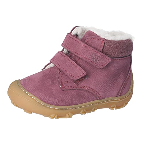 RICOSTA Baby Mädchen Winterstiefel NICO,Kinder Lauflernschuhe,WMS:Weit,terracare,Barfuß-Schuh,Winterboots,gefüttert,Pflaume (380),23 EU von RICOSTA