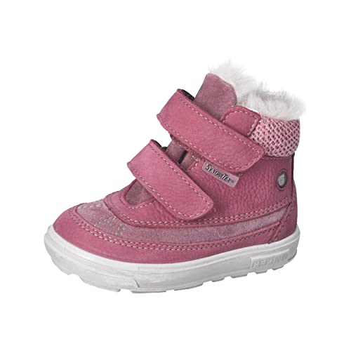 RICOSTA Baby Mädchen Winterstiefel PEDRO,Kinder Lauflernschuhe,WMS:Weit,lose Einlage,Sympatex,wasserdicht,winterboots,warm,pflaume (380),23 EU von RICOSTA