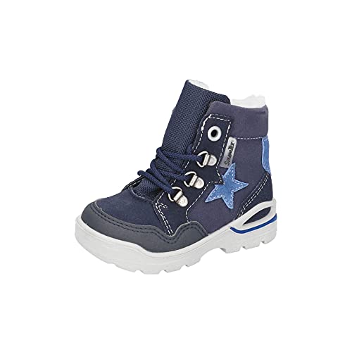 RICOSTA Jungen Boots Micha von Pepino, Weite: Weit (WMS),Sympatex,wasserdicht,Winterboots,Outdoor-Kinderschuhe,Nautic (172),25 EU / 8 Child UK von RICOSTA