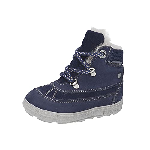 RICOSTA Jungen Boots Paolo von Pepino, Weite: Weit (WMS),Sympatex,terracare,warm,gefüttert,wasserdicht,Kids,See/Nautic (182),20 EU / 4 Child UK von RICOSTA