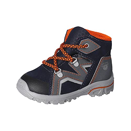 RICOSTA Jungen Boots TAMMO von Pepino, Weite: Mittel (WMS),Sympatex,Kinderschuhe,schnürstiefel,Booties,Nautic/Graphit (174),21 EU / 4.5 Child UK von RICOSTA