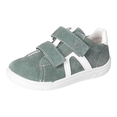 RICOSTA Jungen Kletthalbschuhe DUCO, Kinder Halbschuhe, Weite: Mittel, Strassenschuhe, Freizeitschuhe, Sportschuhe, Salbei/Weiss (570), 29 EU von RICOSTA