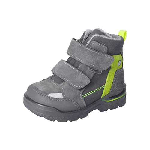 RICOSTA Jungen Lauflernschuhe Janne,Kinder Boots,WMS:Mittel,lose Einlage,Sympatex,Stiefel,Lammwolle,gefüttert,Carbon/Asphalt (490),26 EU von RICOSTA