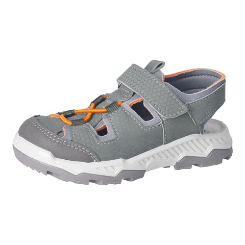 RICOSTA Jungen Sandalen ARIZONA, Kinder Sommerschuhe, waschbar, freizeitschuhe, offene schuhe, strandschuhe, salbei/grau (570), 33 EU von RICOSTA