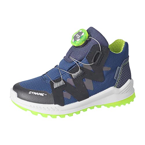 RICOSTA Jungen Stiefel RUNNER,Kinder Boots,lose Einlage, TEX,BOA-Drehverschluss,booties,schnellverschluss,wasserdicht,jeans (140),35 EU von RICOSTA