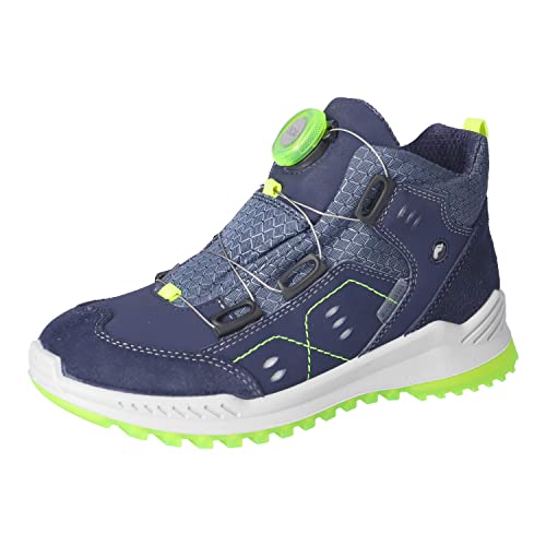 RICOSTA Jungen Stiefel Speed,Kinder Boots,lose Einlage,RicostaTEX,BOA,Booties,Schnellverschluss,wasserdicht,Nautic/Jeans (170),33 EU von RICOSTA