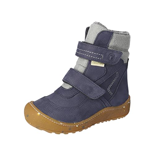 RICOSTA Jungen Stiefel WOOD,Kinder Boots,WMS:Weit,lose Einlage,CareTEX,terracare,RICOSTAcare,klettstiefel,booties,wasserdicht,see (180),32 EU von RICOSTA