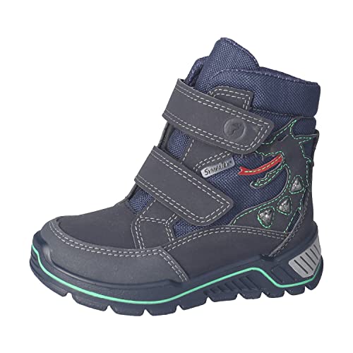 RICOSTA Jungen Winterstiefel GRISU,Kinder Boots,WMS:Weit,lose Einlage,Sympatex,Blinklicht,Outdoor-Kinderschuhe,gefüttert,See/Ozean (180),29 EU von RICOSTA