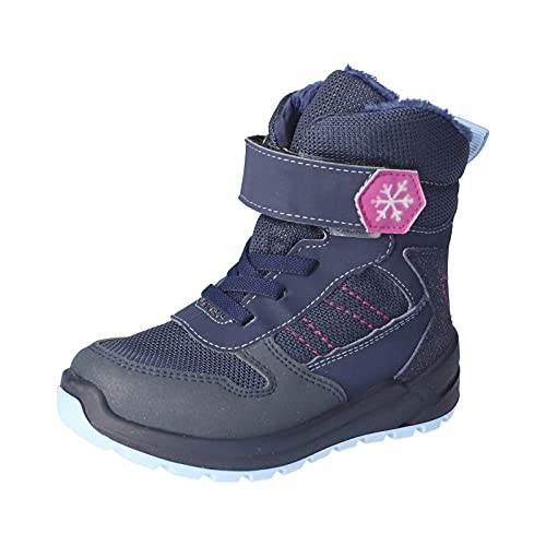 RICOSTA Mädchen Boots GELA, Weite: Mittel (WMS),Sympatex,Outdoor-Kinderschuhe,warm,gefüttert,Kids,Nautic/Ozean/violett (184),32 EU / 13 Child UK von RICOSTA