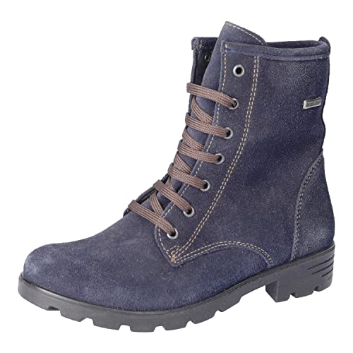 RICOSTA Mädchen Combat Boots DISERA,Kinder Stiefeletten,WMS:Mittel,lose Einlage,RicostaTEX,Winterstiefel,Winterschuhe,gefüttert,See (180),29 EU von RICOSTA