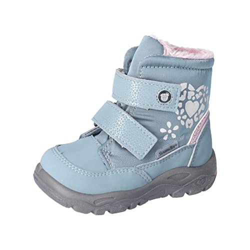 RICOSTA Mädchen Lauflernschuhe JANA,Kinder Boots,WMS:Mittel,lose Einlage,Sympatex,Lammwolle,warm,gefüttert,wasserdicht,Stiefel,Arctic (130),25 EU von RICOSTA