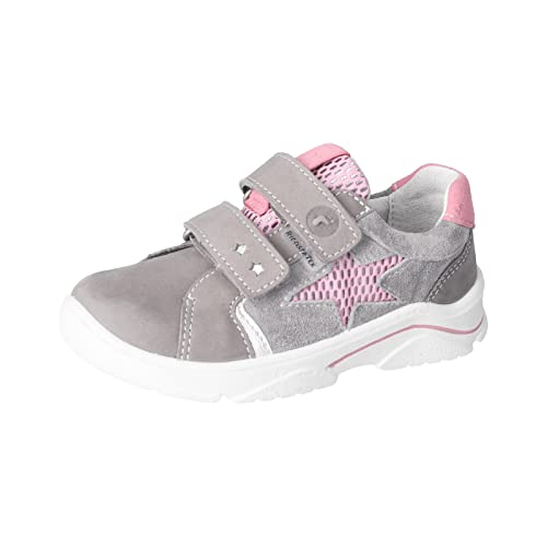 RICOSTA Mädchen Low-Top Sneaker FENJA,Kinder Halbschuhe,WMS:Mittel,lose Einlage,Sympatex,Turnschuhe,Laufschuhe,Kids,Graphit (450),34 EU von RICOSTA