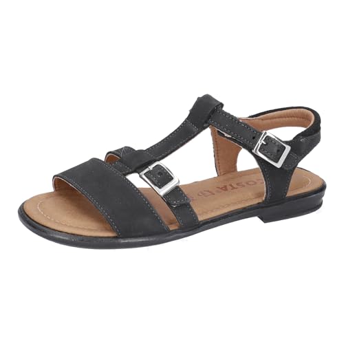 RICOSTA Mädchen Riemchensandalen KALJA, Kinder Sandalen, Weite: Mittel, Sommerschuhe, Freizeitschuhe, offene Schuhe, Strandschuhe, schwarz (090), 41 EU von RICOSTA