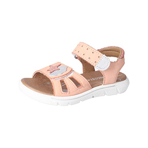 RICOSTA Mädchen Riemchensandalen SARA,Kinder Sandalen,WMS:Mittel,Sandaletten,Sommersandalen,bequem,flach,Kids,Kinderschuhe,Peach (310),26 EU von RICOSTA