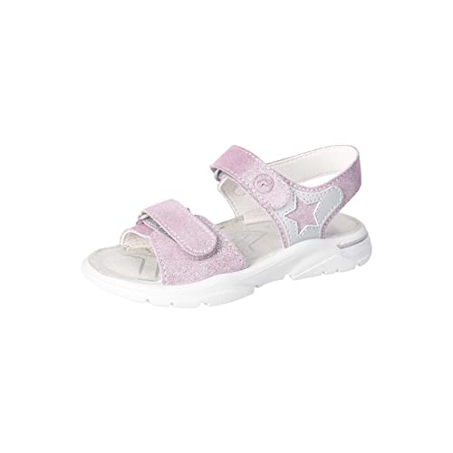 RICOSTA Mädchen Sandalen SUNNY,Kinder Sommerschuhe,outdoorsandalen,klettverschluss,freizeitschuhe,offene schuhe,strandschuhe,purple (340),28 EU von RICOSTA