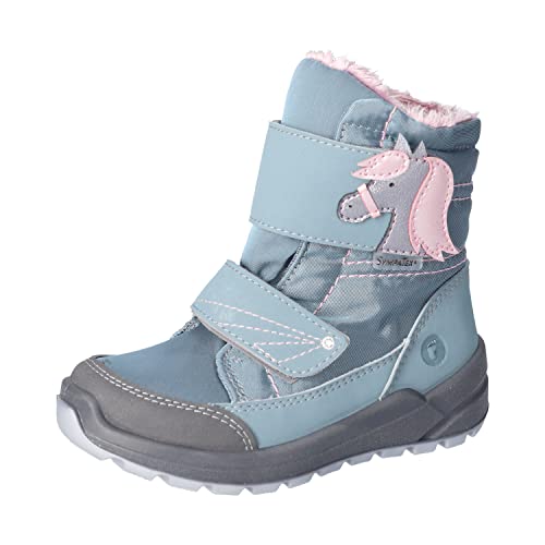 RICOSTA Mädchen Winterstiefel GAREI,Kinder Boots,WMS:Mittel,lose Einlage,Sympatex,waschbar,Outdoor-Kinderschuhe,gefüttert,Arctic (130),33 EU von RICOSTA