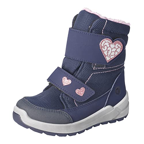 RICOSTA Mädchen Winterstiefel GENI,Kinder Boots,WMS:Mittel,lose Einlage,Sympatex,Outdoor-Kinderschuhe,gefüttert,Nautic/Ozean (170),32 EU von RICOSTA