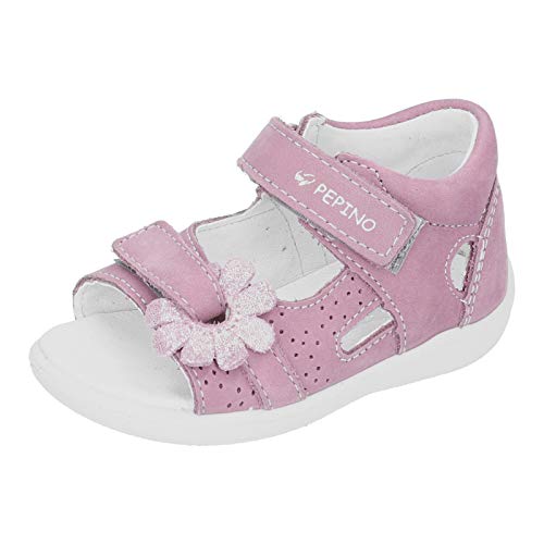 RICOSTA Kinder Sandalen SILVI von PEPINO, Weite: Schmal (WMS), klettverschluss maedchen kinderschuhe toben spielen,purple,22 EU / 5.5 Child UK von RICOSTA