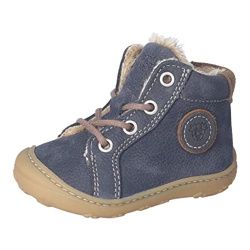 RICOSTA Unisex - Baby Winterstiefel Georgie,Kinder Lauflernschuhe,WMS:Mittel,lose Einlage,terracare,Winterboots,gefüttert,See (180),24 EU von RICOSTA