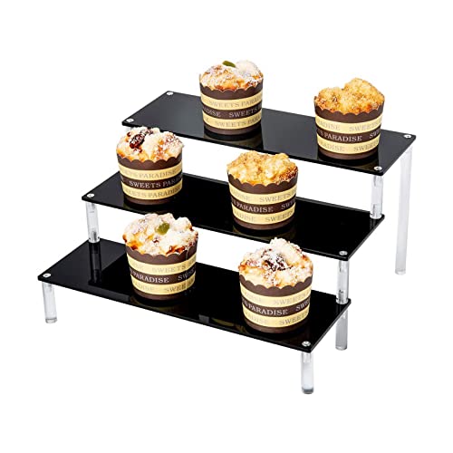 RKJRTK Mehrschichtiger Make Up Organizer Aus Acryl Spielzeug Aufbewahrungsregal Ausstellungsregal Schmuckständer Für Kinder Spielzeugauto Modell Ausstellungsständer Abgestufter Cupcake von RKJRTK