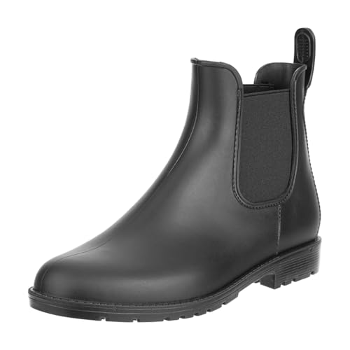 RL24 - Jodhpur Gummistiefeletten Basicline – Gummistiefel Damen & Herren – wasserdichte Stiefeletten mit Elastikeinsätzen – Regenstiefeletten in schwarz – Chelsea Boots in Größe 41 RL24 - Jodhpur Gummistiefeletten Basicline – Gummistiefel Damen & Herren – wasserdichte Stiefeletten mit Elastikeinsätzen – Regenstiefeletten in schwarz – Chelsea Boots in Größe 41 von RL24