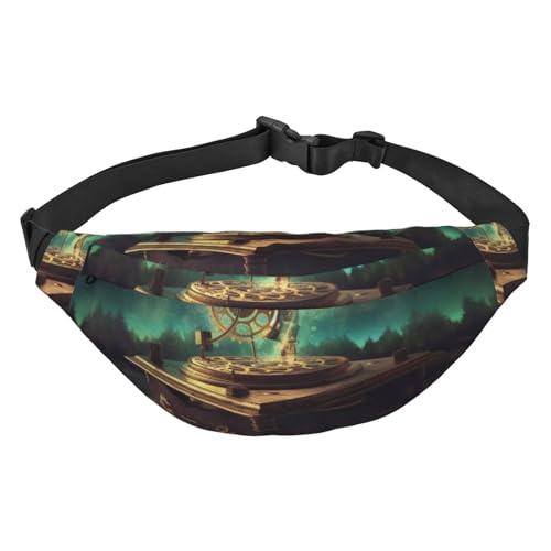 Bauchtasche für Damen und Herren, Giraffen-Gürteltasche mit verstellbarem Riemen, modische Hüfttasche für Reisen, Dream Spieluhr, Einheitsgröße Bauchtasche für Damen und Herren, Giraffen-Gürteltasche mit verstellbarem Riemen, modische Hüfttasche für Reisen, Dream Spieluhr, Einheitsgröße von RLDOBOFE