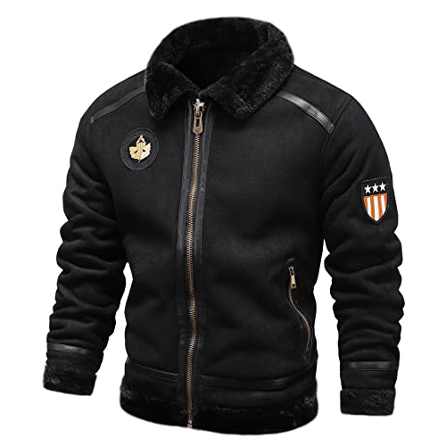 Mantel Leder Herren Retro Winterjacke Ledermantel Kurz Mittelalter Druck Jacke Leder Vintage Reißverschluss Lederjacke Distressed Winter Herrenmantel Winter Warm Biker Mantel Jacke aus Weichem Leder Mantel Leder Herren Retro Winterjacke Ledermantel Kurz Mittelalter Druck Jacke Leder Vintage Reißverschluss Lederjacke Distressed Winter Herrenmantel Winter Warm Biker Mantel Jacke aus Weichem Leder von RLEHJN