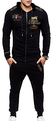 RMK Herren Fitness Jogginganzug Sportanzug Trainingsanzug Jogger Hausanzug A.2258 Schwarz-Gold L RMK Herren Fitness Jogginganzug Sportanzug Trainingsanzug Jogger Hausanzug A.2258 Schwarz-Gold L von RMK