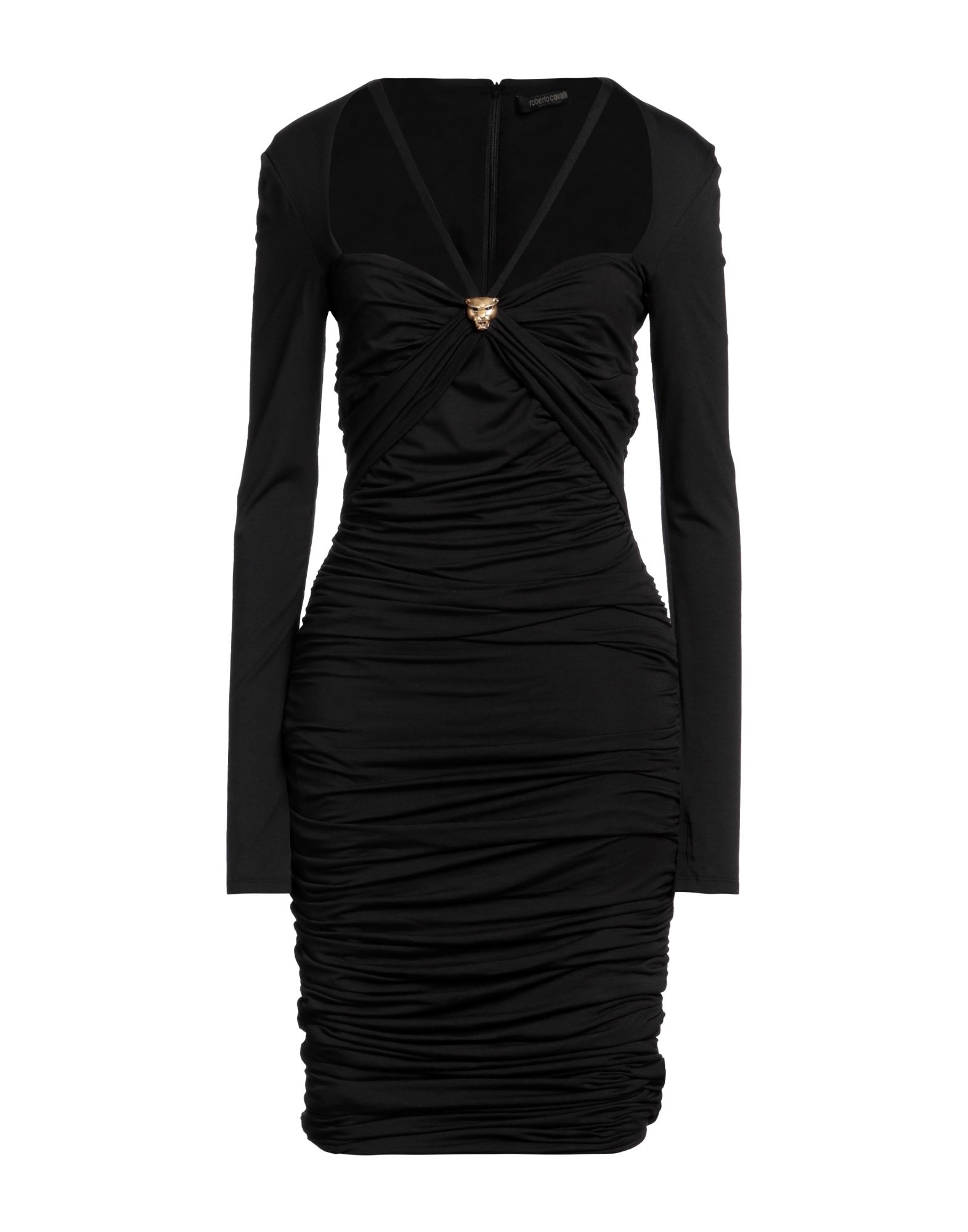 ROBERTO CAVALLI Midi-kleid Damen Schwarz von ROBERTO CAVALLI