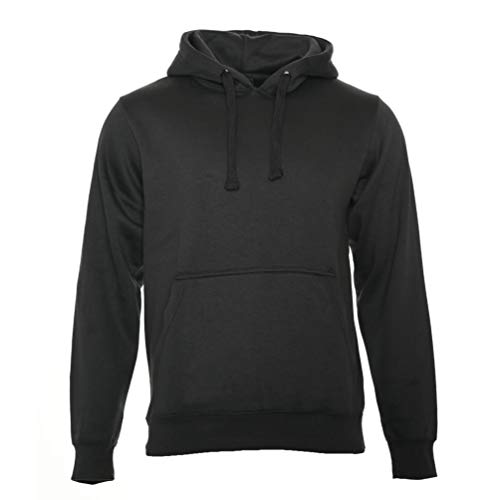 ROCK-IT Apparel Kapuzenpullover Herren Hoodie Workerhoodie Kapuzenpulli Sweatshirt Männer Hoody Größe XS-5XL hochwertig und sehr Soft Schwarz 5X-Large von ROCK-IT Apparel